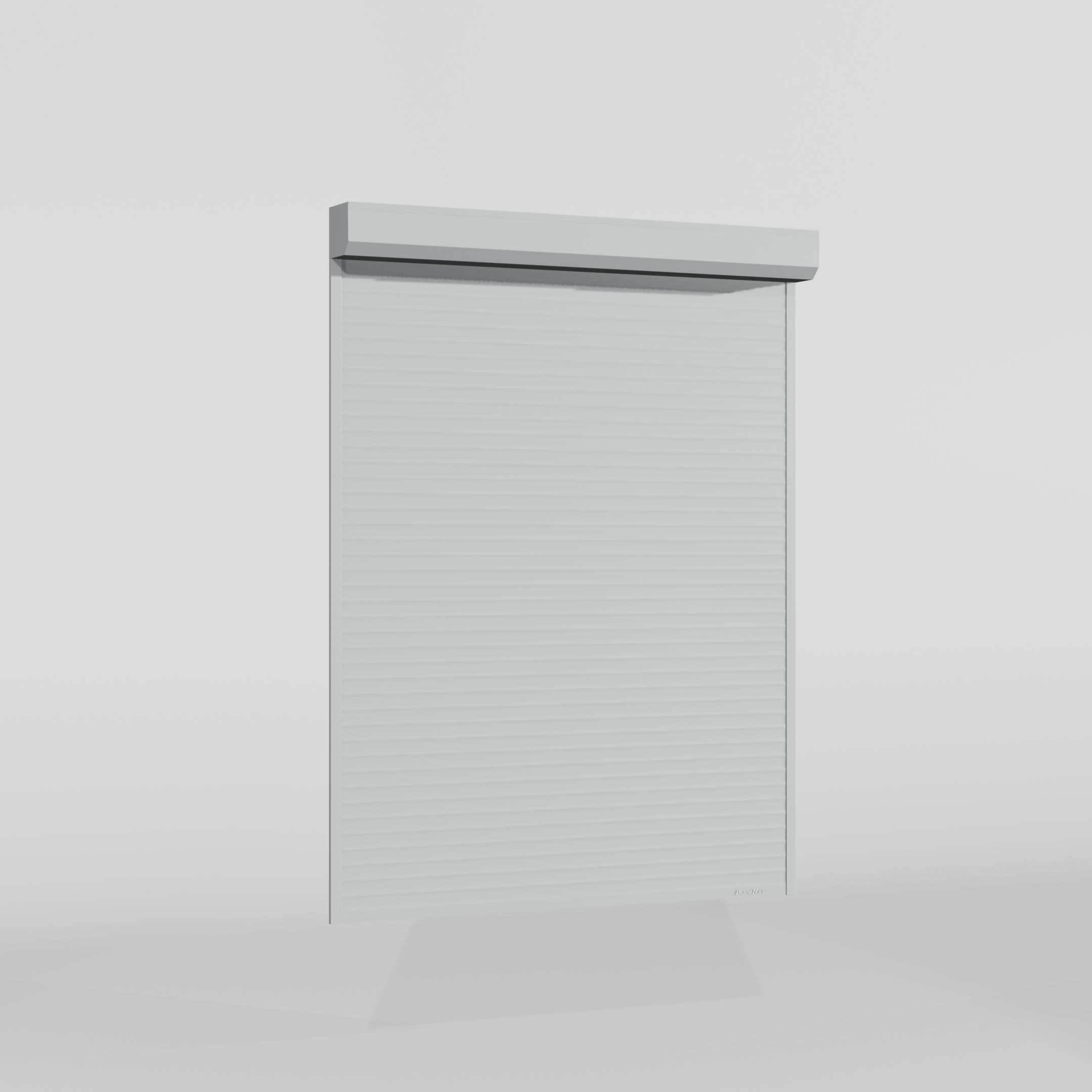 Рольставни DoorHan 2300х1400 цвета RAL 7004 (серый) невзломостойкие с автоматикой